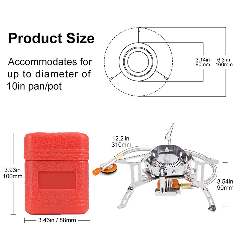 Outdoor Camping Wind Proof Strong Fire Stove