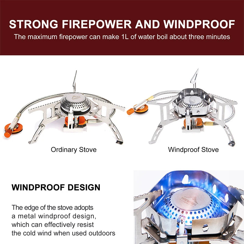 Outdoor Camping Wind Proof Strong Fire Stove