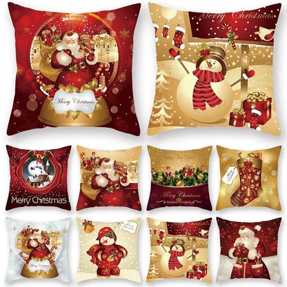 Santa Claus Christmas Cushion Cover