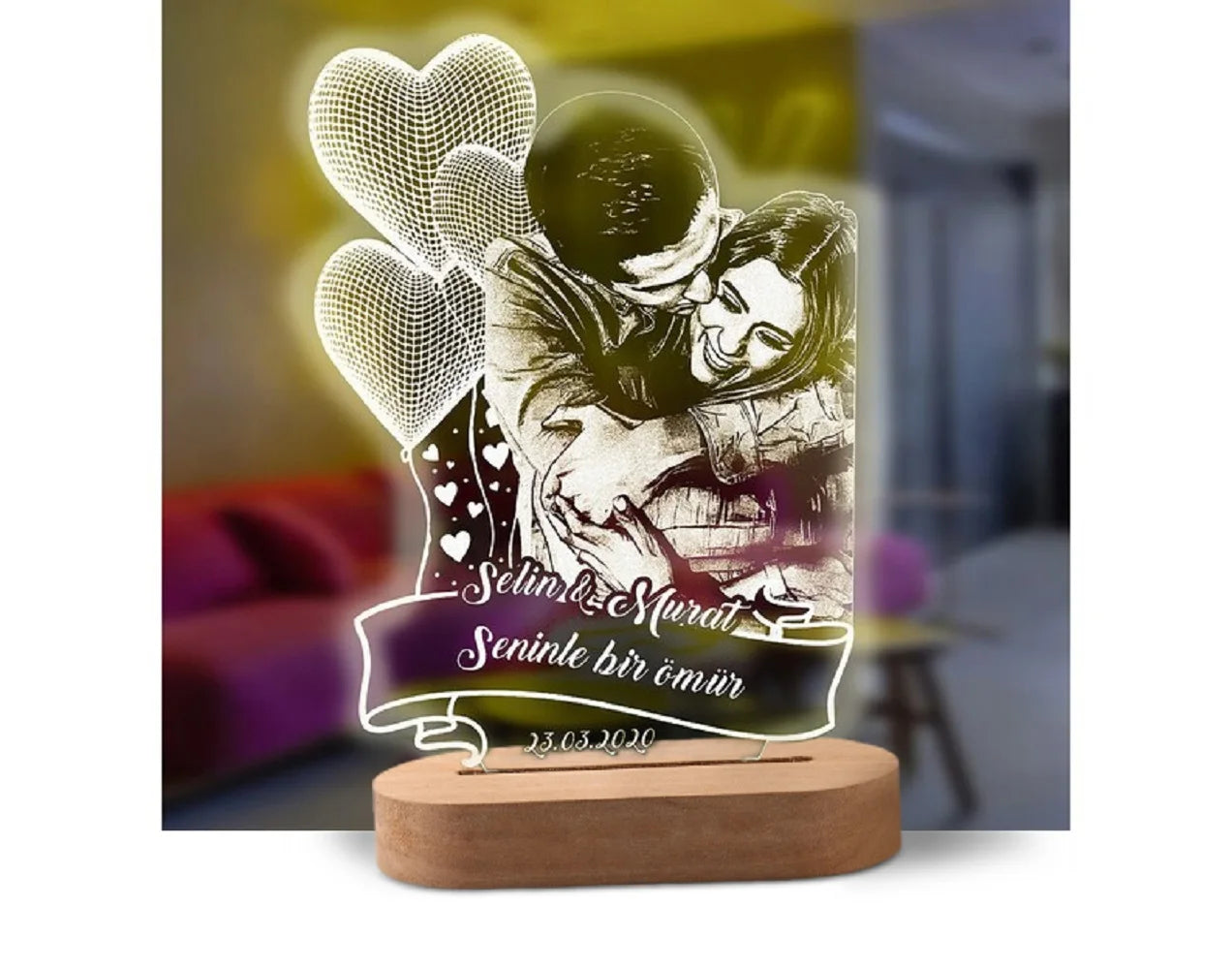 Personalized 3D Custom Photo Night Lamp