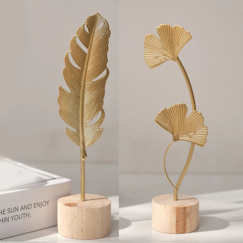 Luxury Living Room Decor Leaf Crafts