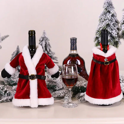 Christmas Ornament Wine Bottle Cover