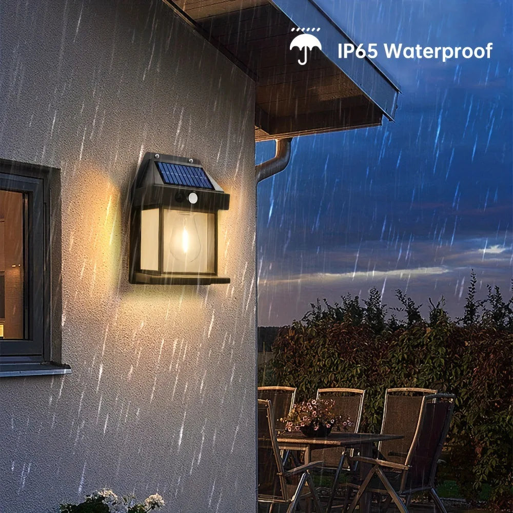 Outdoor Motion Sensor Tungsten Wall Light