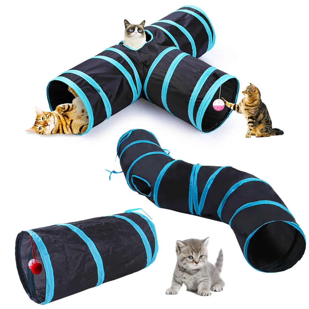 Cat Tunnel Pass Play Foldable Toy