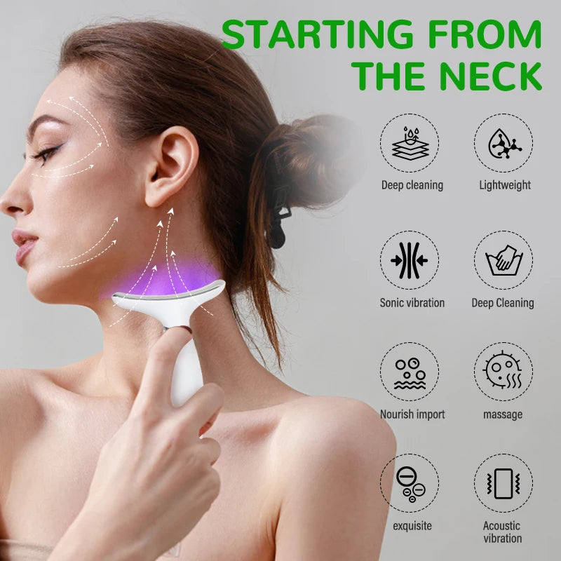 Neck Face Vibration Beauty Device