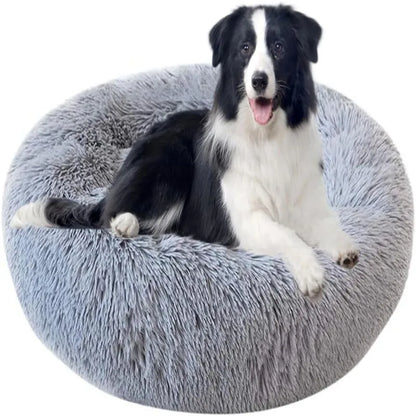 Dog Round Comfortable Donut Cuddler Bed