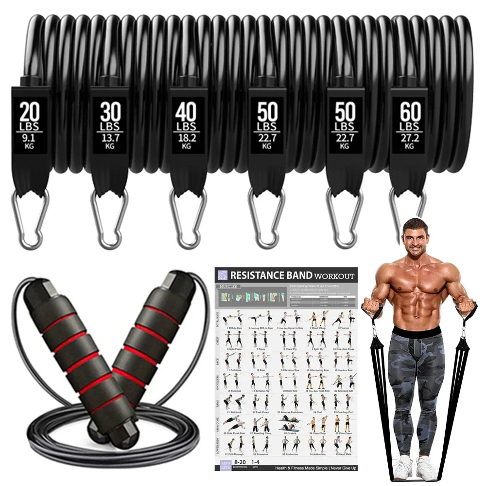 Home Workouts Resistance Bands Set