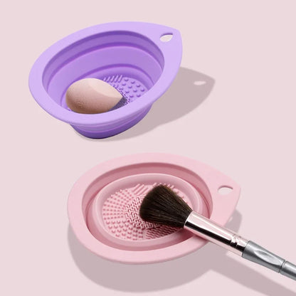 Foldable Silicone Makeup Brush Cleaner