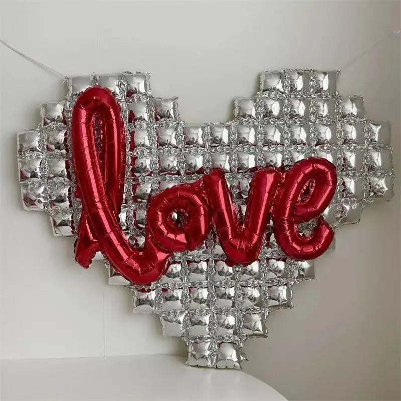 Heart-Shaped Foil Balloons