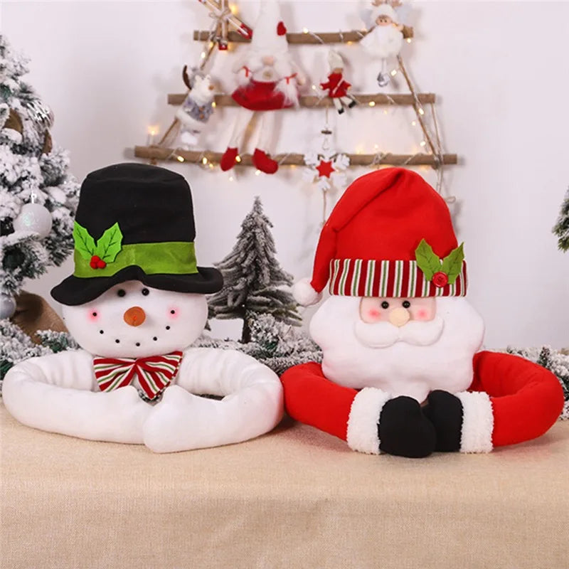 Cute Santa Snowman Tree Doll