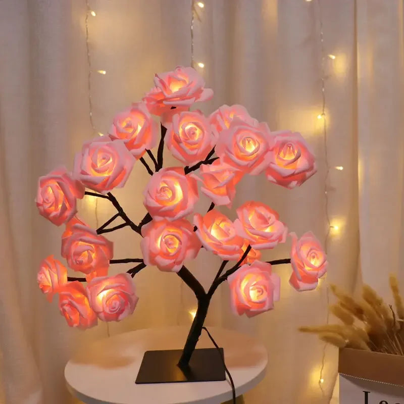 USB Flower Tree Table Lamp