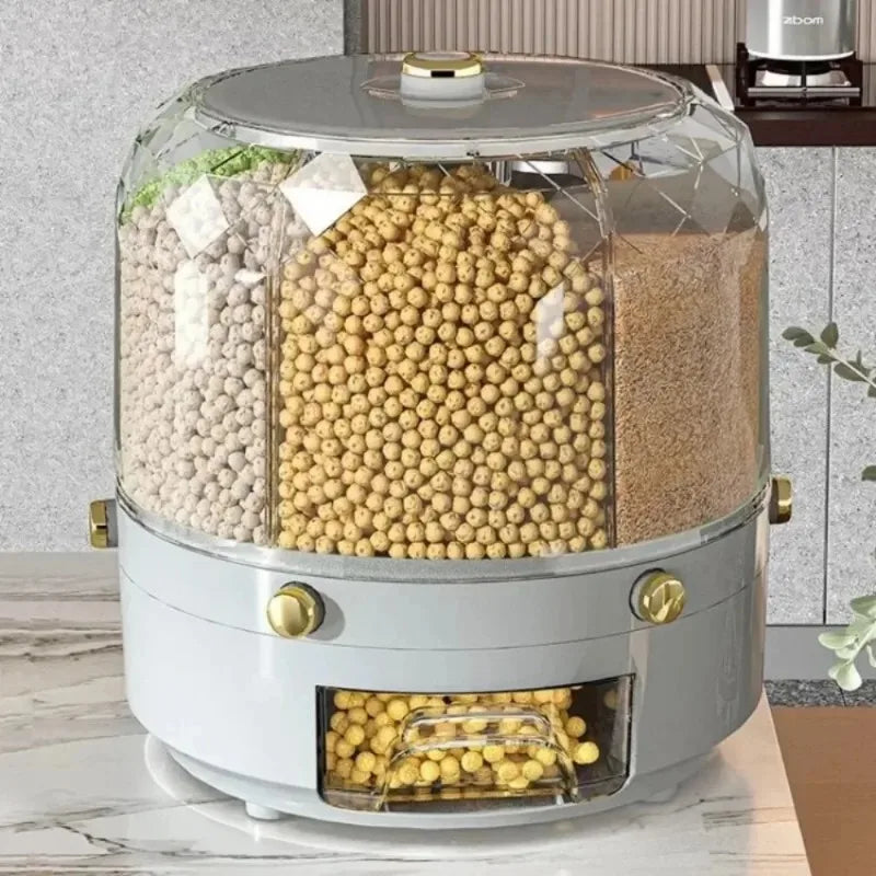 360-Degree Rotating Rice Dispenser