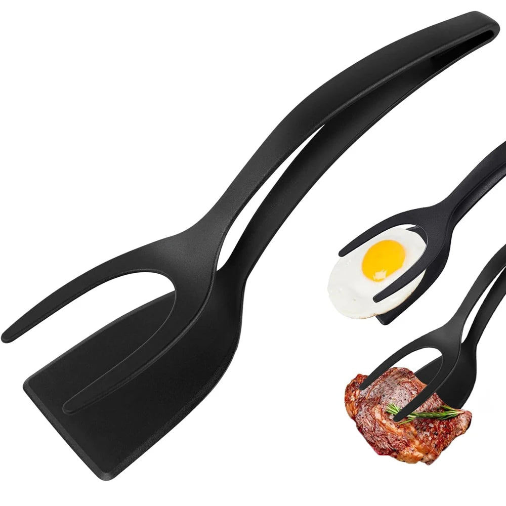 Two-in-One Grip Flip Spatula Turner