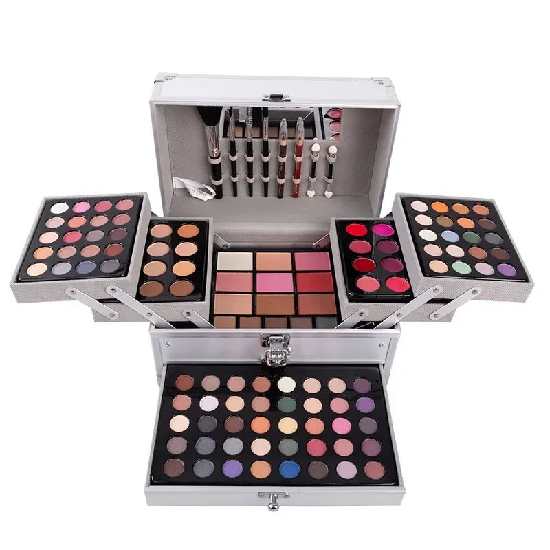 Eyeshadow Palette Lipstick Makeup Gift Set