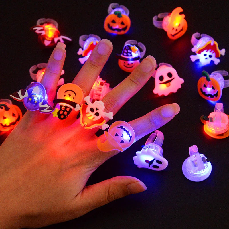 Christmas LED Light Halloween Ring