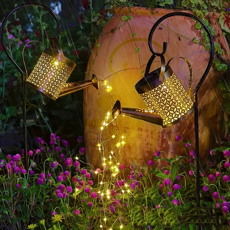 Solar Watering Can Light