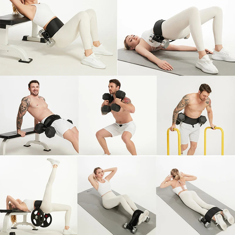 Hip Thrust Belt Glute Bridge Pad