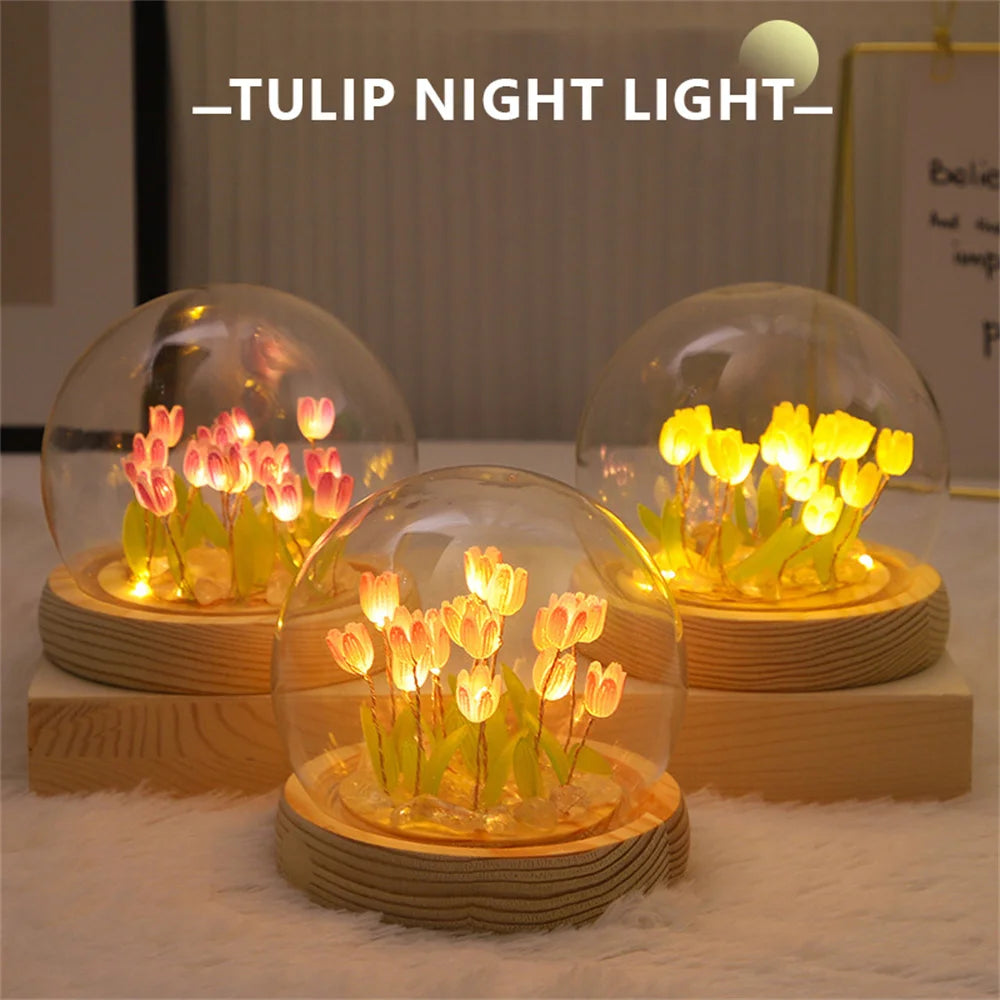 Tulip Night Light LED  Table Lamp