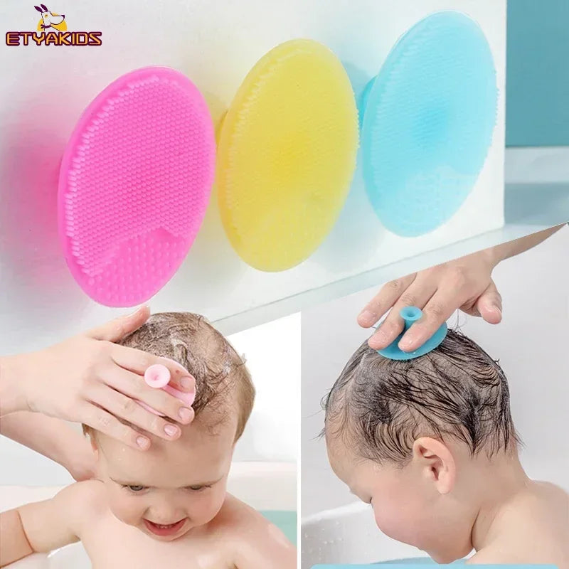 Baby Soft Silicone Bath Head Massage Brushe