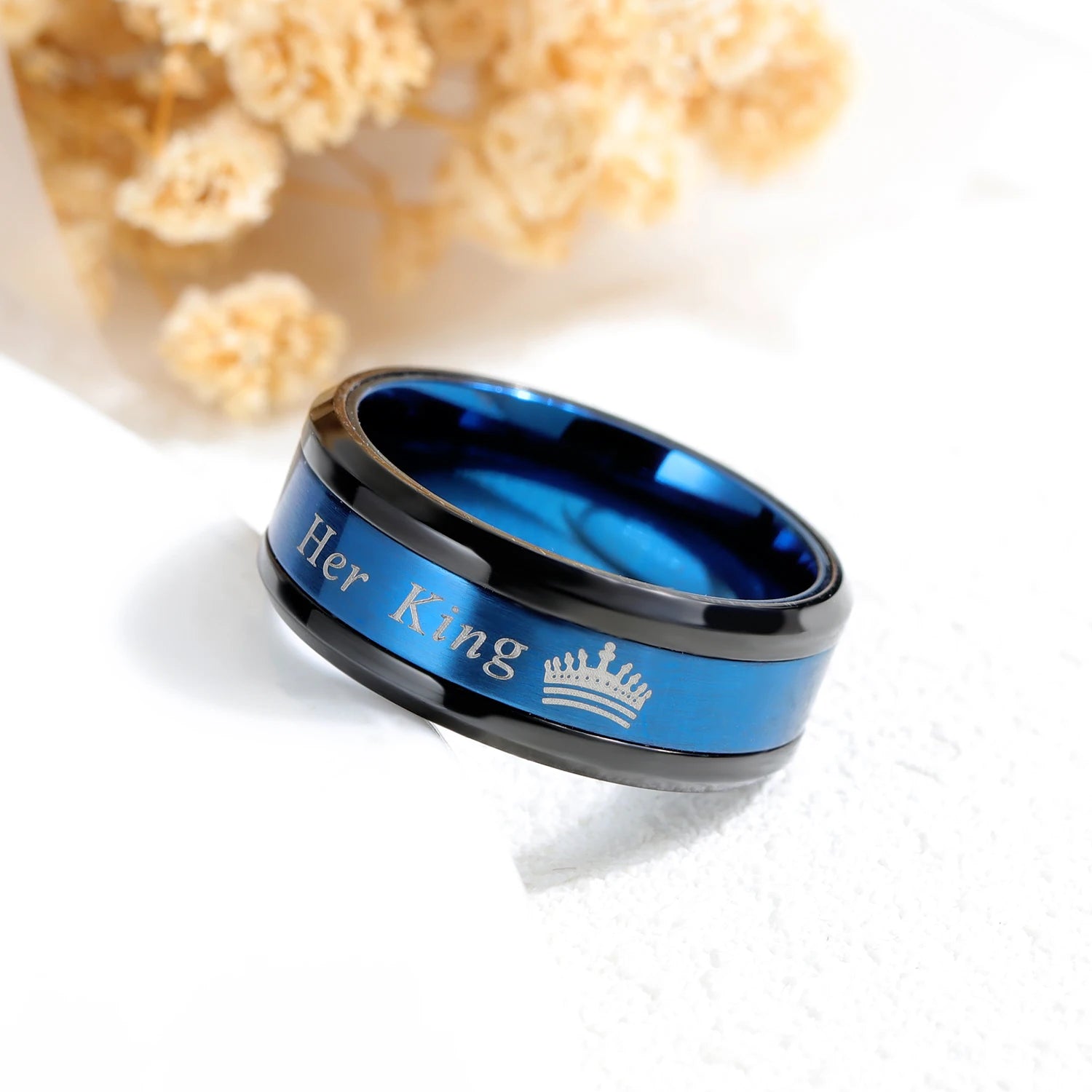 Stainless Steel Couple Ring