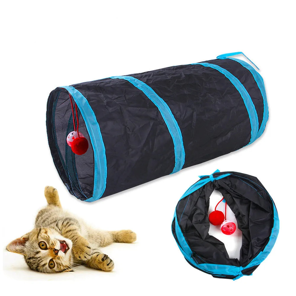 Cat Tunnel Pass Play Foldable Toy