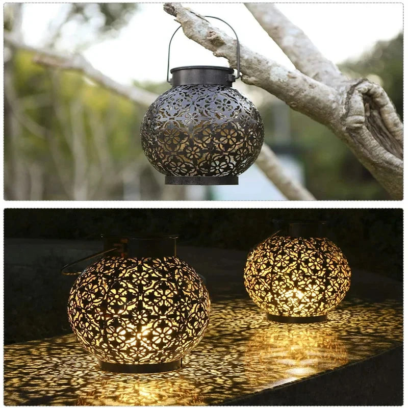 Outdoor Decor LED Solar Hanging Lamp