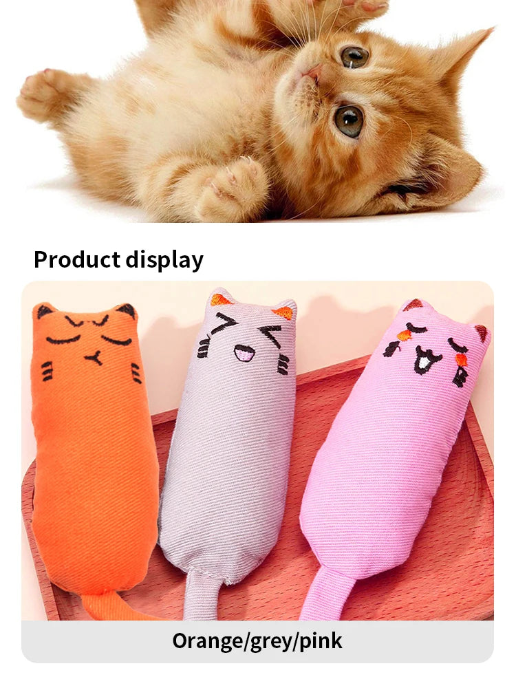 Cat Catnip Cute Thumb Plush Pillow Toy