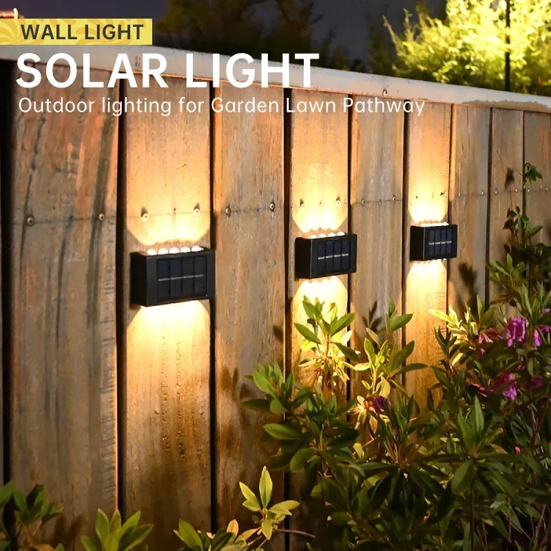 Garden Outdoor Waterproof Solar Wall Lamp