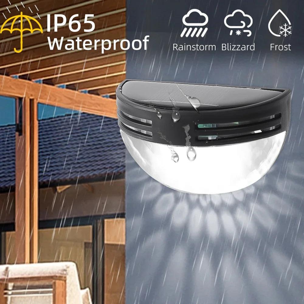 Garden 2PCS Waterproof Solar LED Wall Light