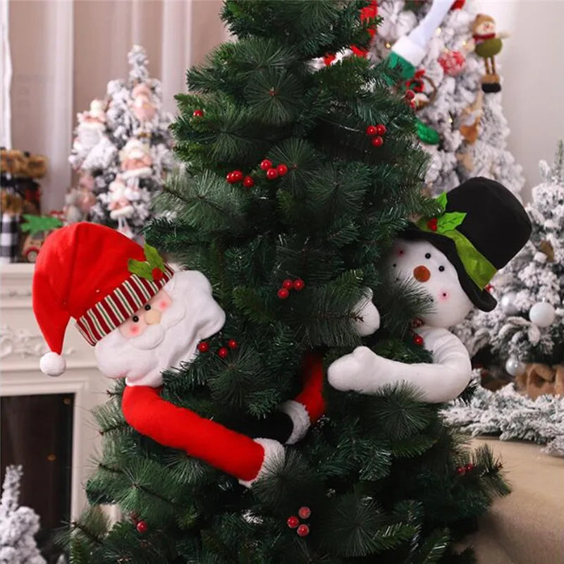 Cute Santa Snowman Tree Doll