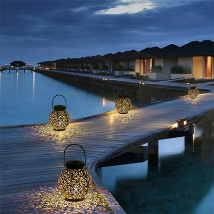 Outdoor Decor LED Solar Hanging Lamp