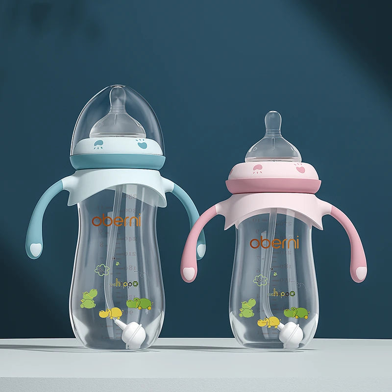 Baby Milk Silicone Nipple Bottle