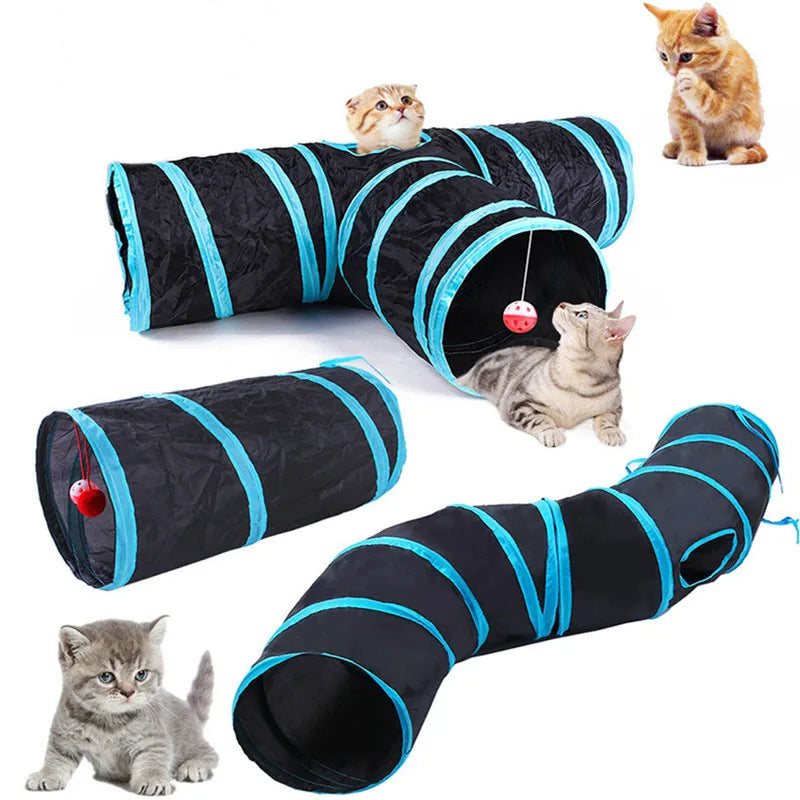 Cat Tunnel Pass Play Foldable Toy