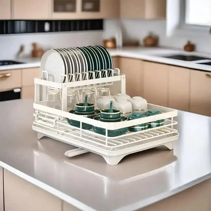 Adjustable Stainless Steel Dish Drying Rack