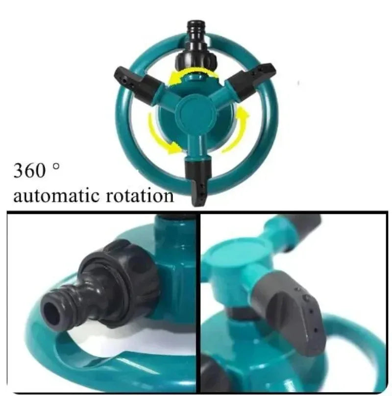 Automatic 360° Rotating Garden Sprinkler