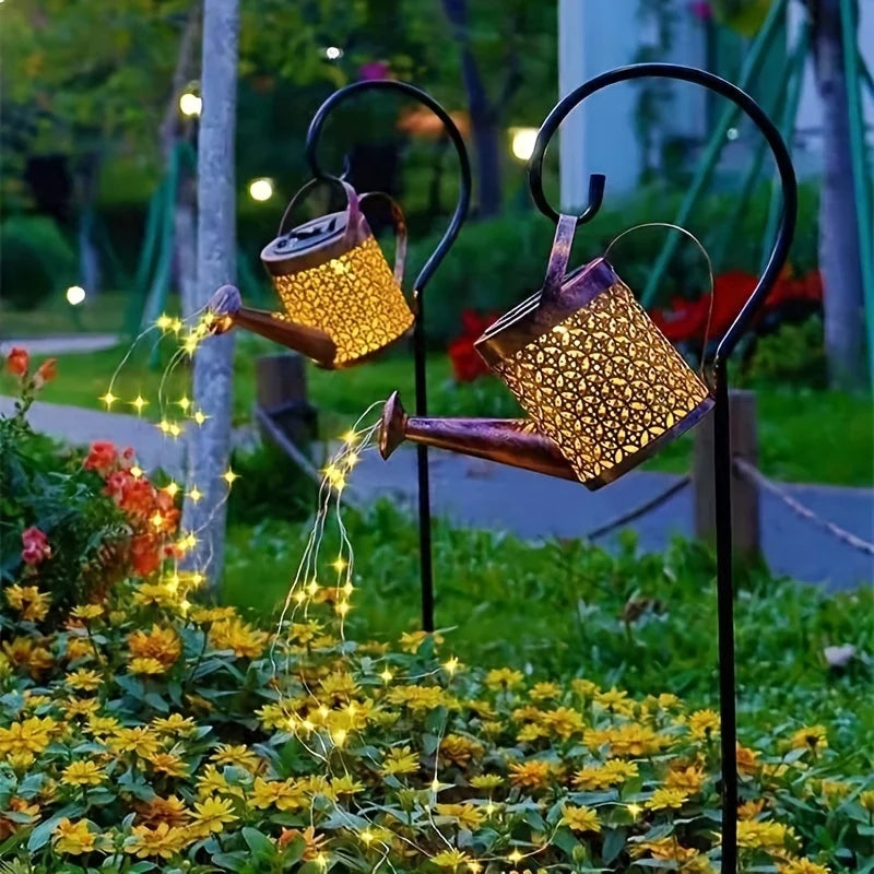 Solar Watering Can Light