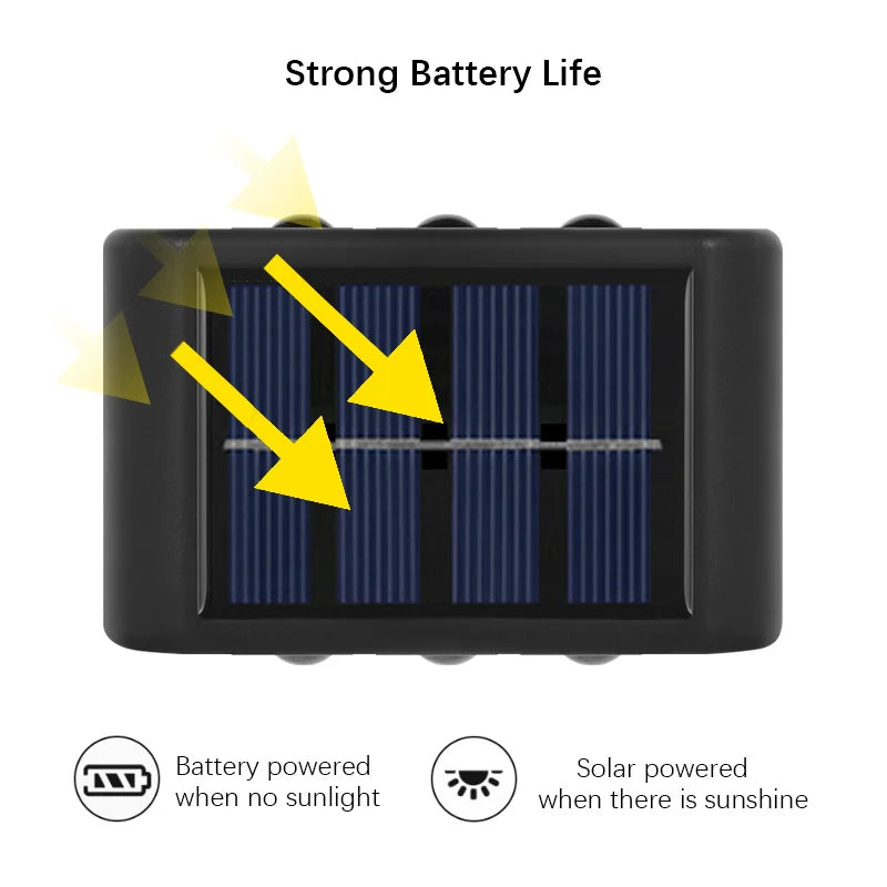 Outdoor Waterproof 6LED Solar Light