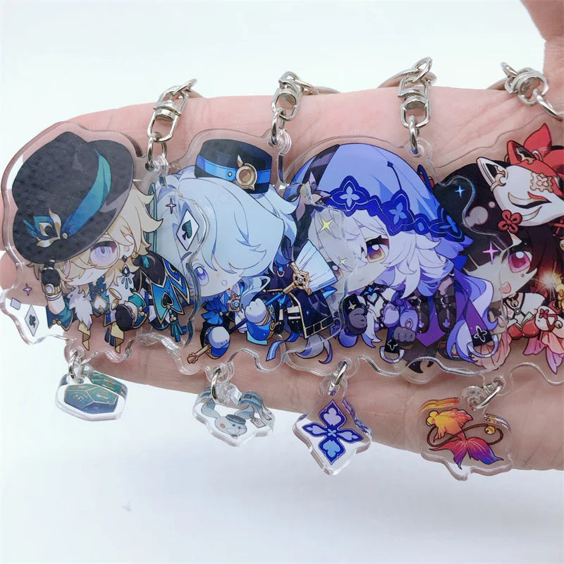 Honkai Star Rail Cosplay Keychain Set