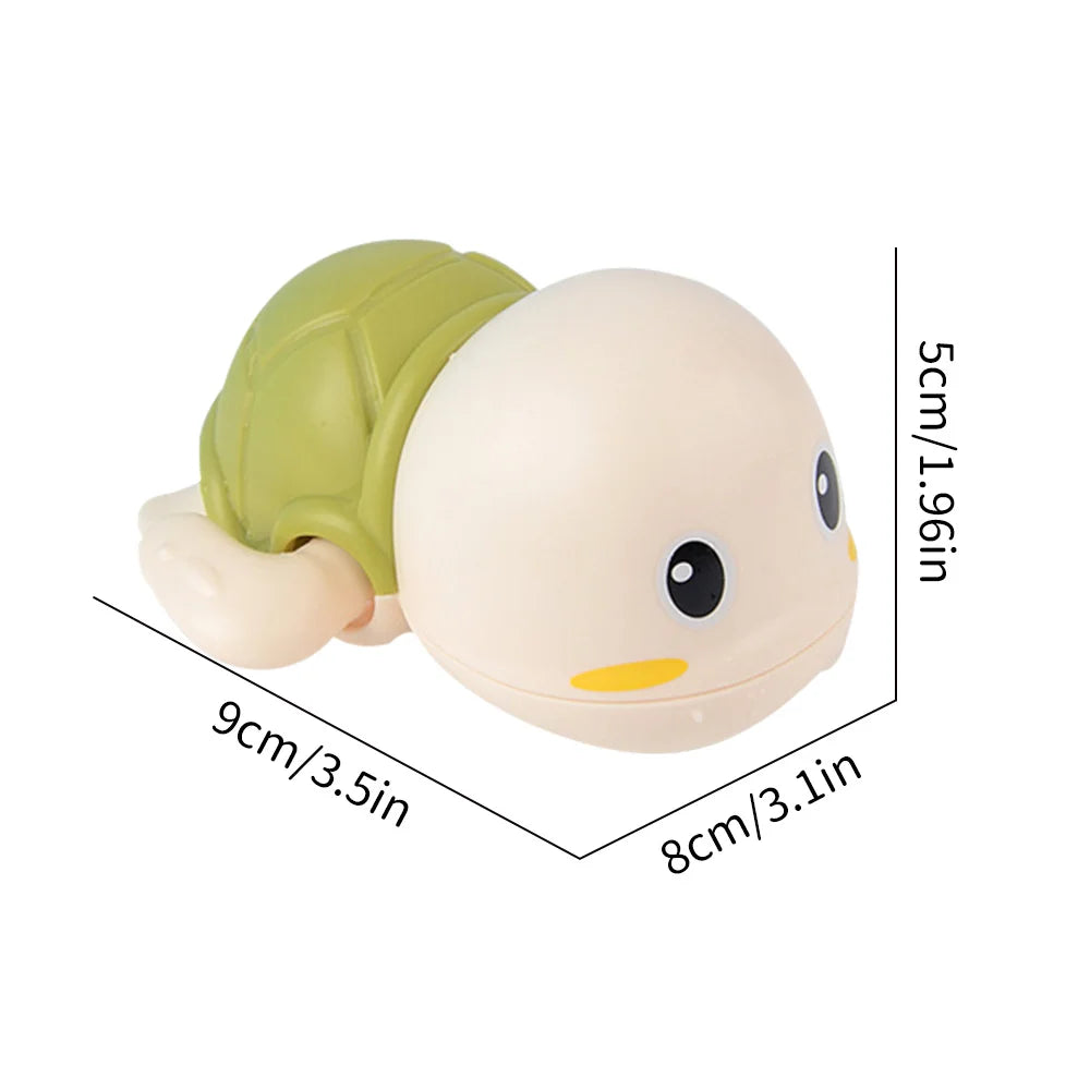 Kidds 3PCS Wind-up Swimming Turtle Bath Toy