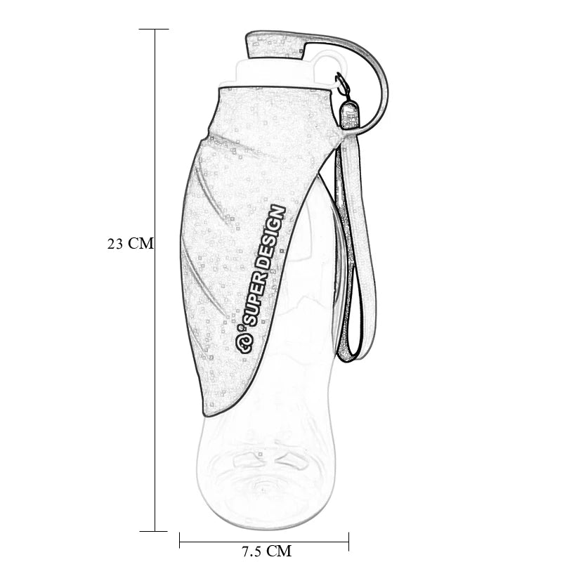 Pet Soft Portable Outdoor Water Bottle