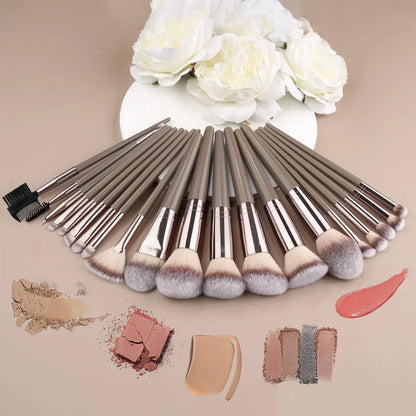 Foundation Eyeshadow Makeup Brushes Set