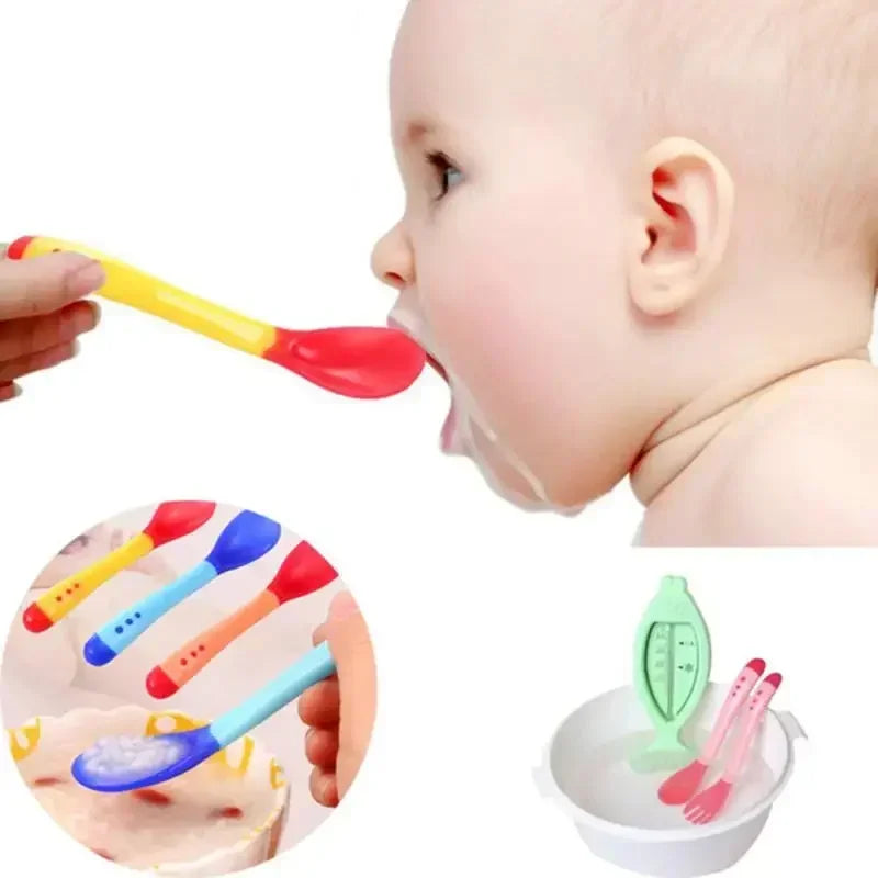 Baby Silicone Feeding Spoon