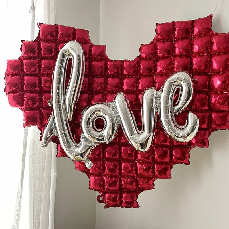 Heart-Shaped Foil Balloons