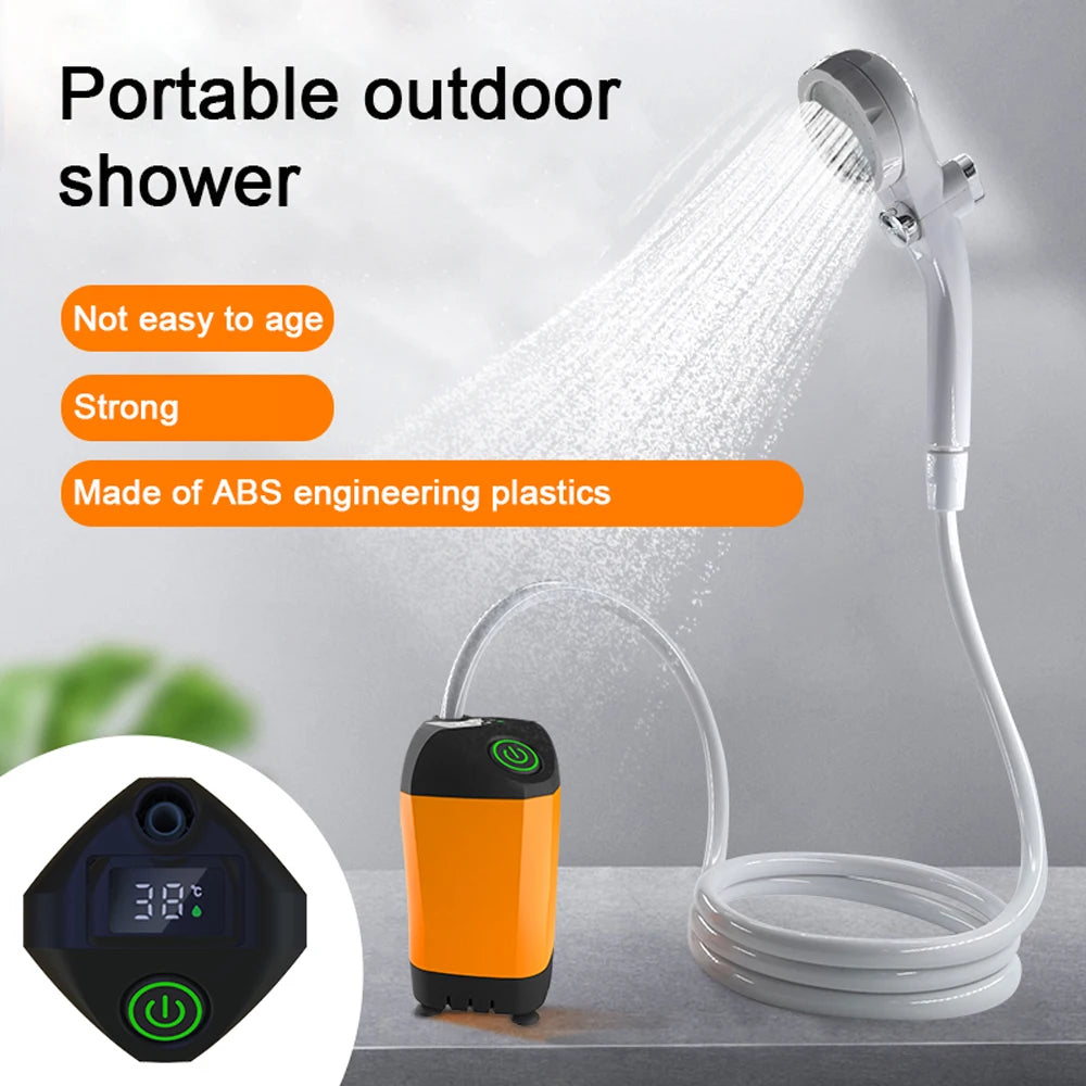 Outdoor Camping Utensils Organizer Shower Pump