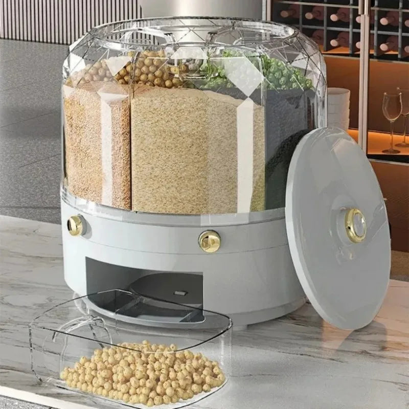 360-Degree Rotating Rice Dispenser