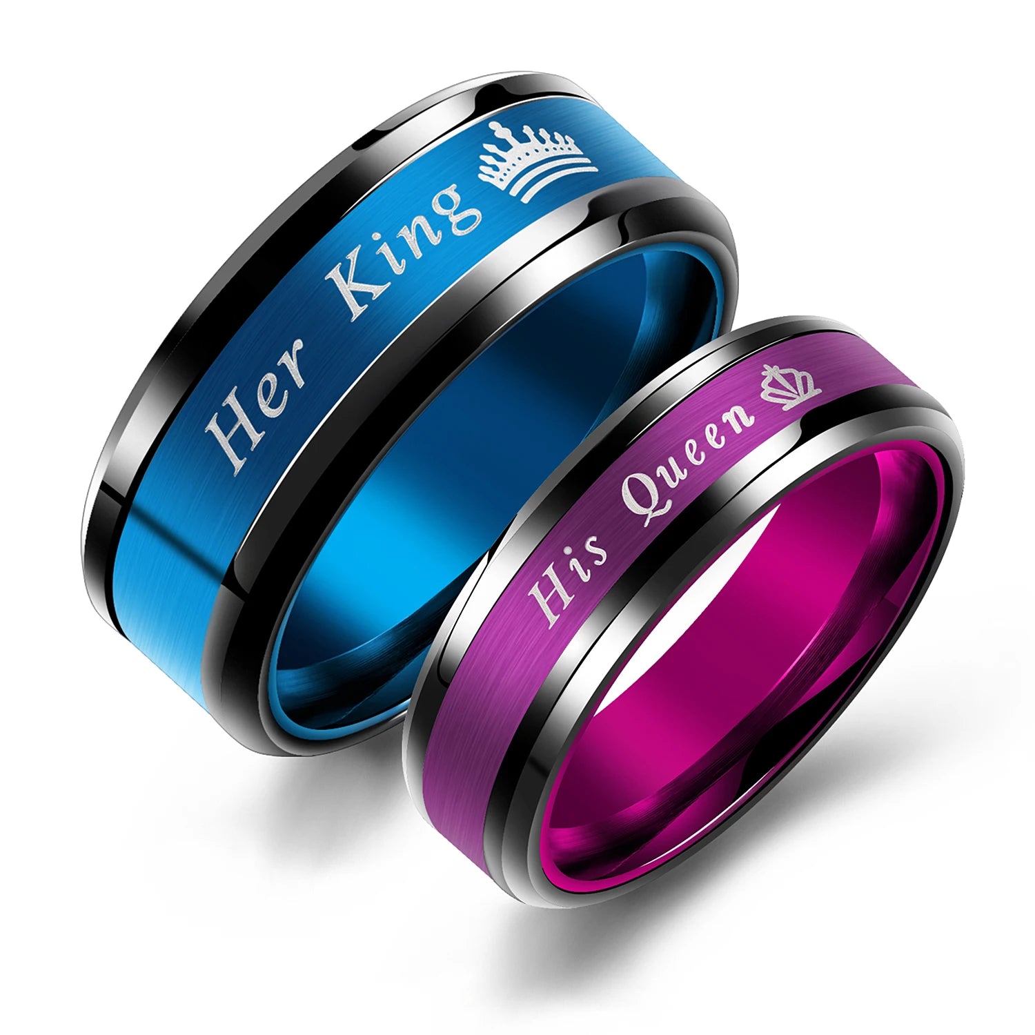 Stainless Steel Couple Ring