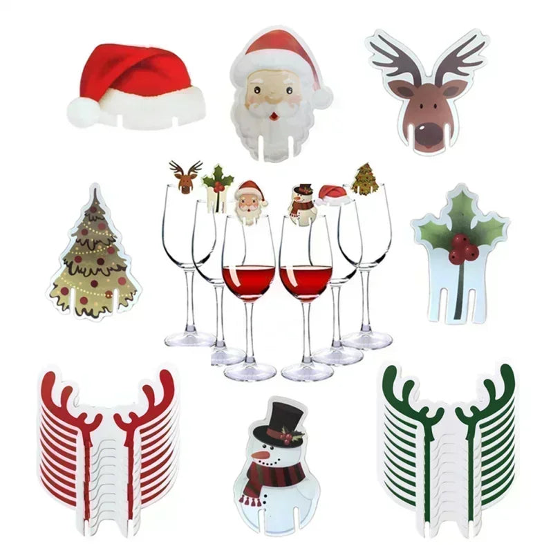 Christmas Wine Glass Ornament