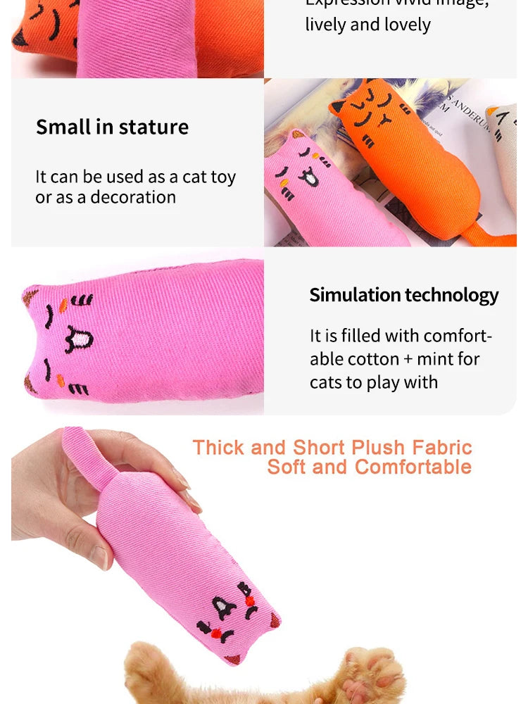 Cat Catnip Cute Thumb Plush Pillow Toy