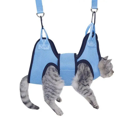 Cat  Nail Trimming Security Strap Hammock