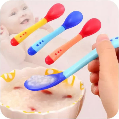 Baby Silicone Feeding Spoon